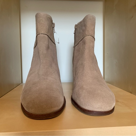 Lucky Brand LP-Zolinni Cow Split Suede Wedge Ankle Booties Size 9 - Picture 7 of 9